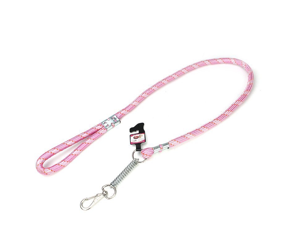 Guia Corda Roliça C/ Amort. 1,30m (16mm) Rosa - Furacão