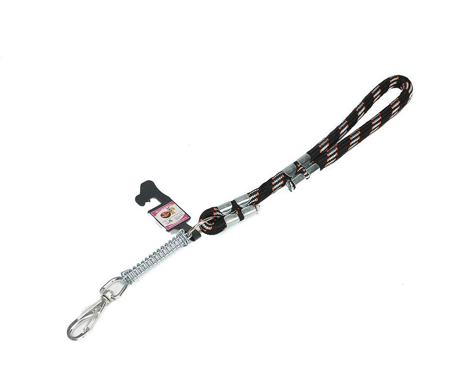 Guia De Corda Rolica C/ Amort. 35cm 16mm Preto - Furacão