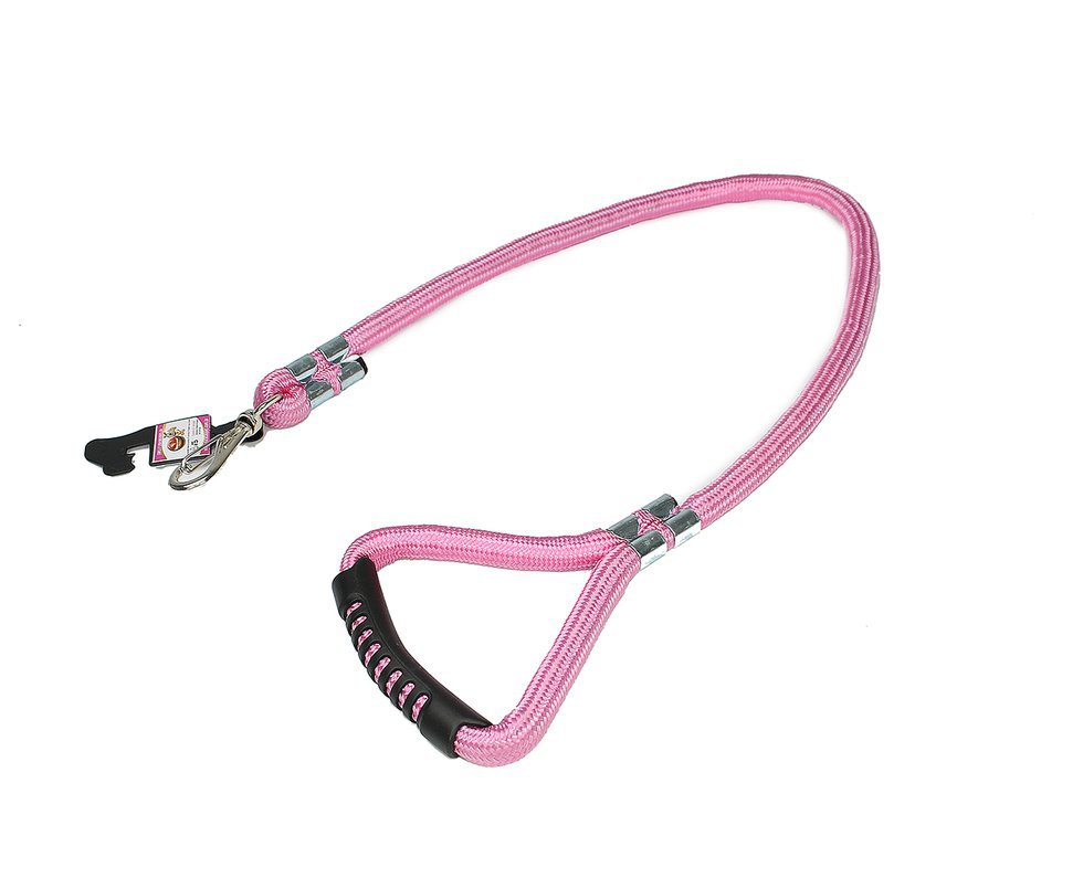 Guia De Corda Roliça Grossa 1m 16mm (c/manopla) Rosa - Furacão