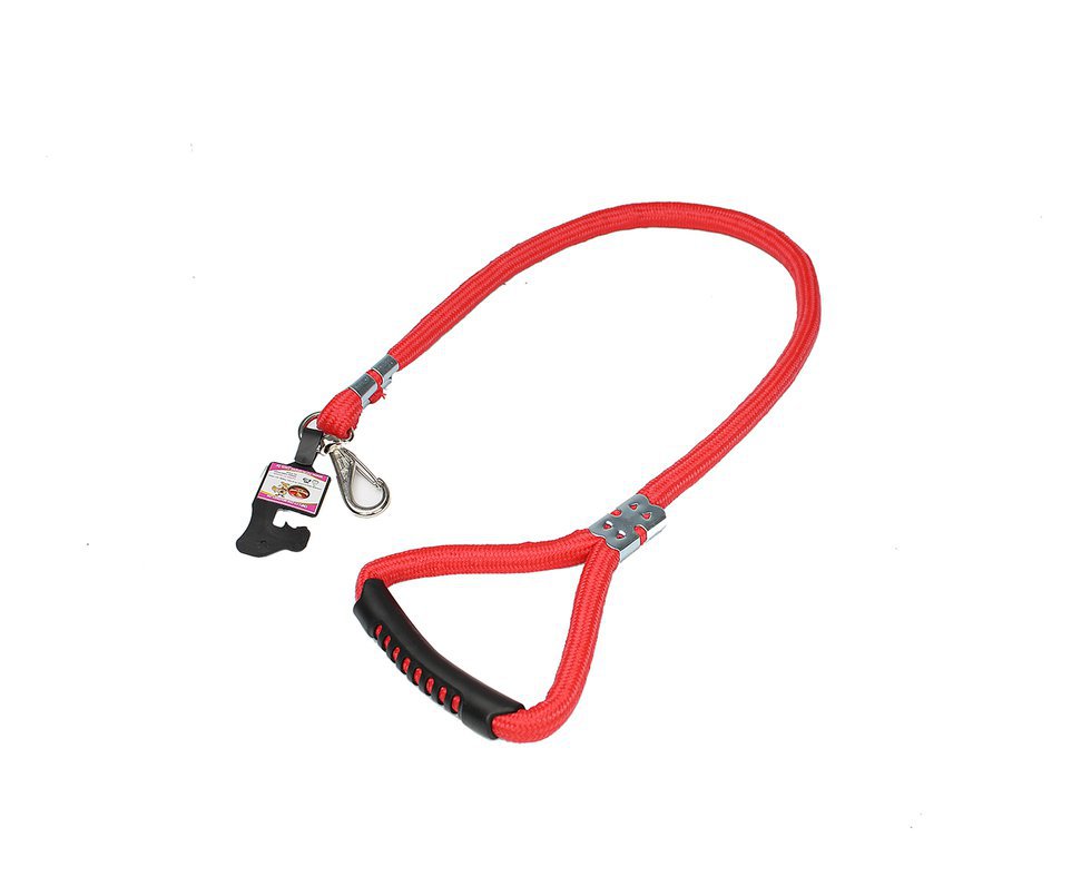Guia De Corda Roliça Grossa 1m 16mm (c/manopla) Vermelho - Furacão