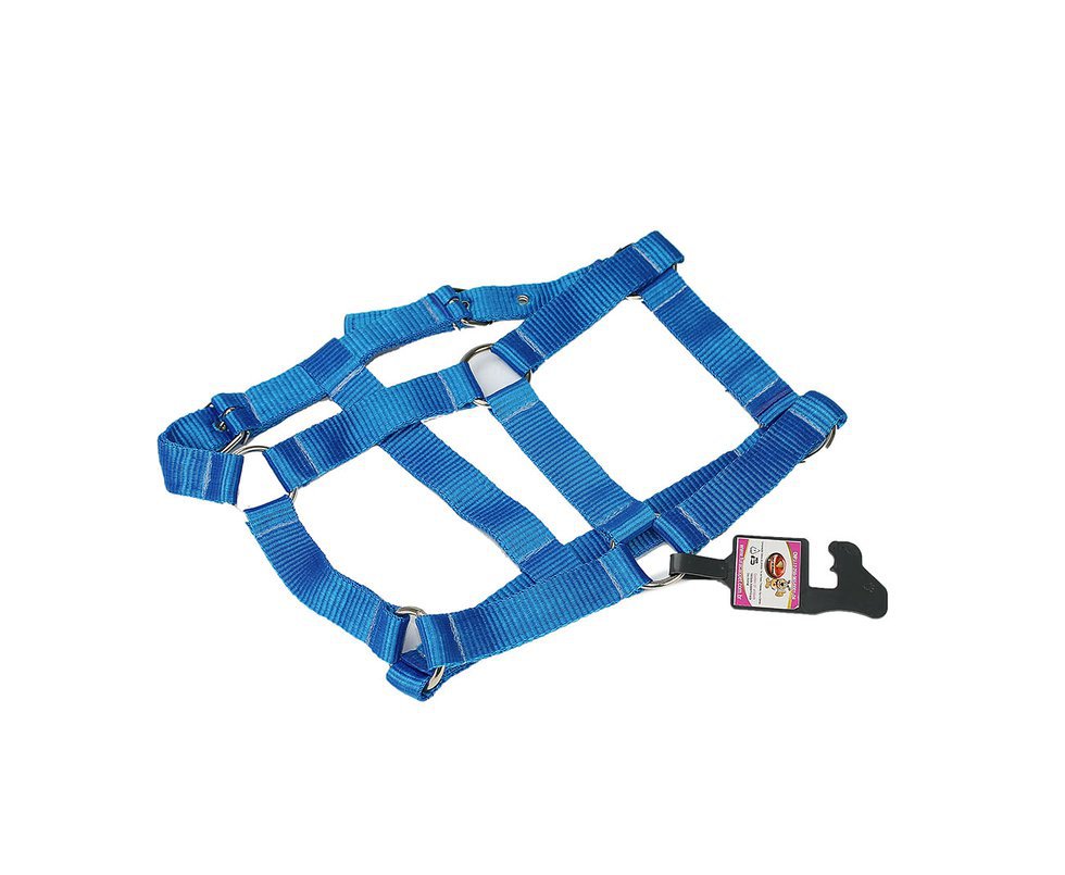Peitoral De Tração De Nylon N1 Azul - M - Furacão