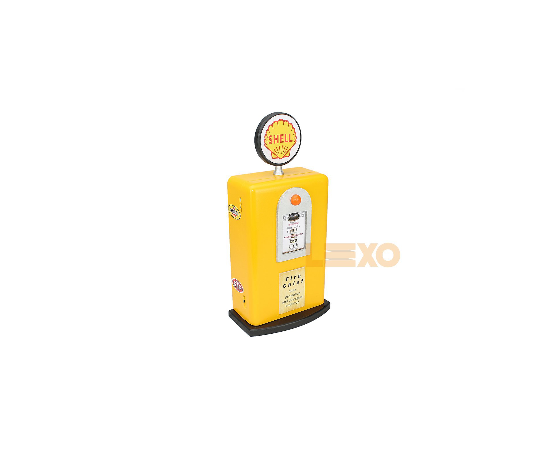 Porta Chave Bomba De Gasolina Shell Amarelo - Schiocheti & Nassar