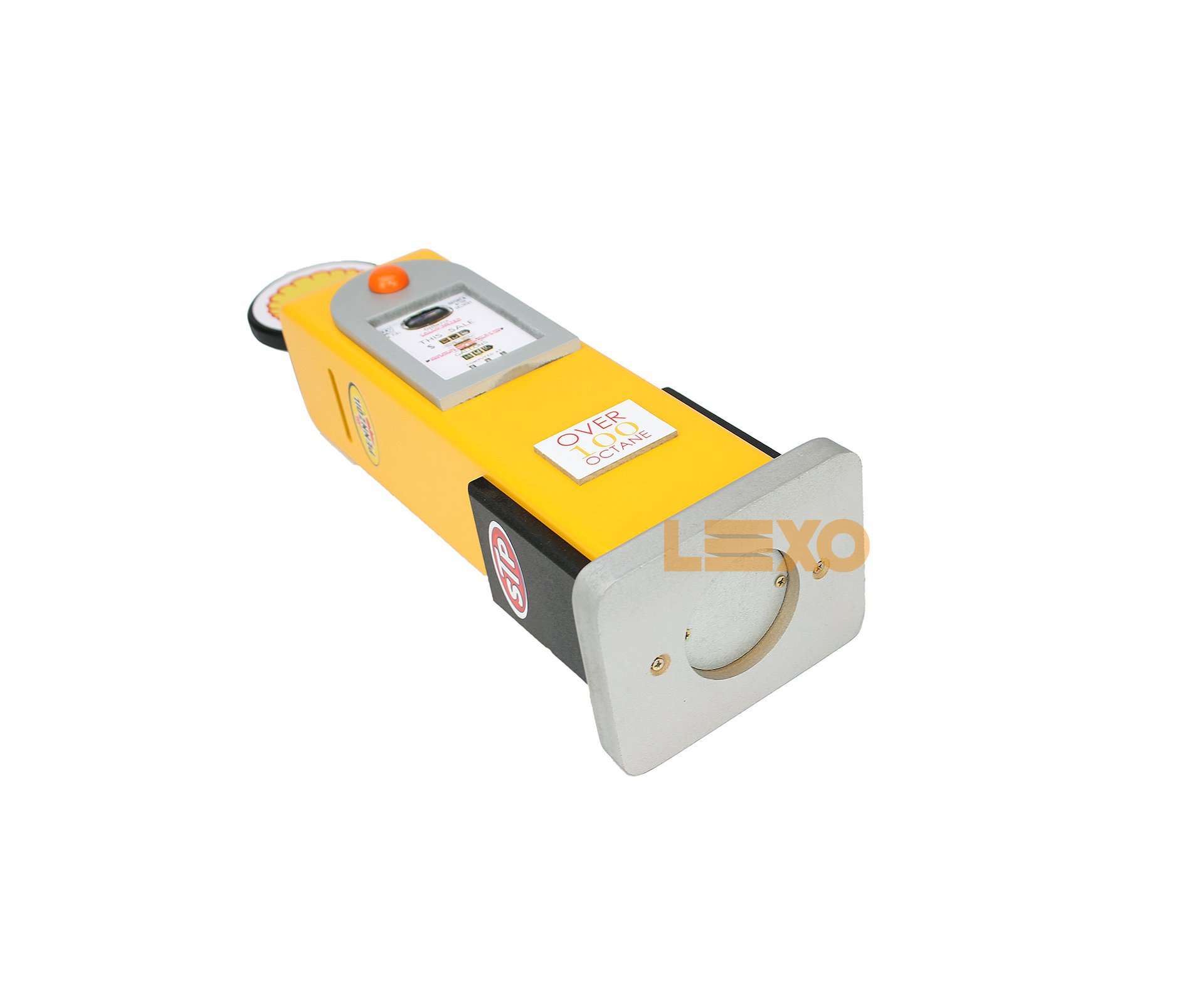 Cofre Bomba De Gasolina Pequeno Shell Amarelo - Schiocheti & Nassar