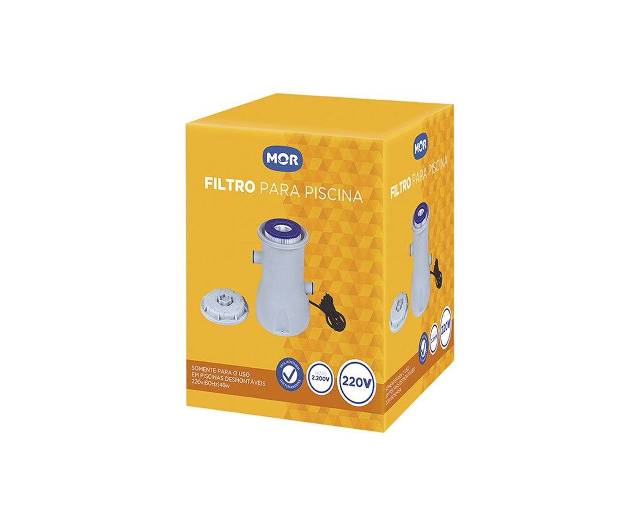 Filtro Para Piscina - Capacidade 2200l/h - 110v - Mor