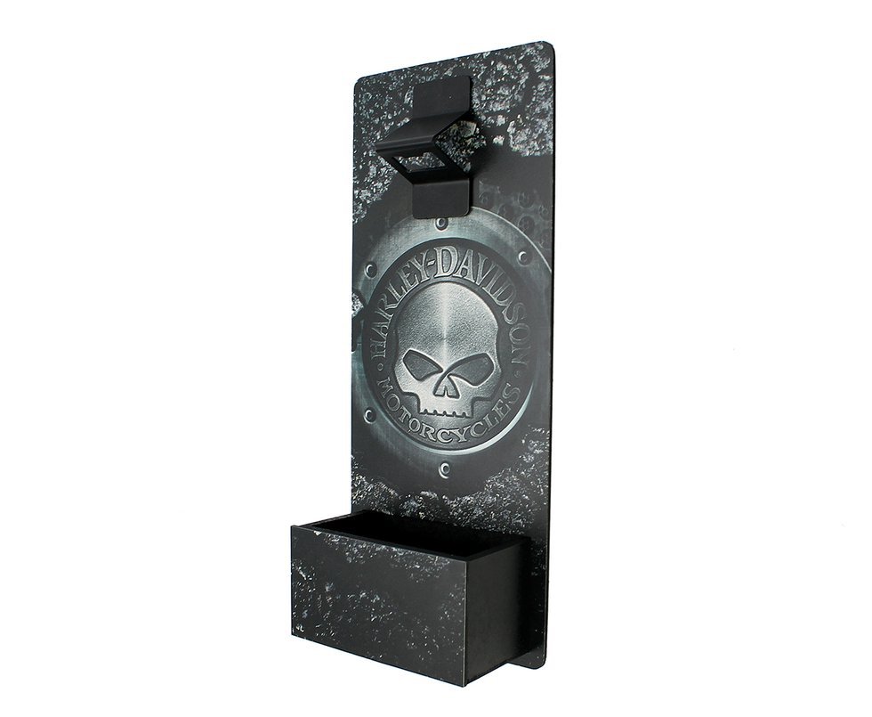 Abridor De Parede Harley Davidson Caveira - Bar Ligth