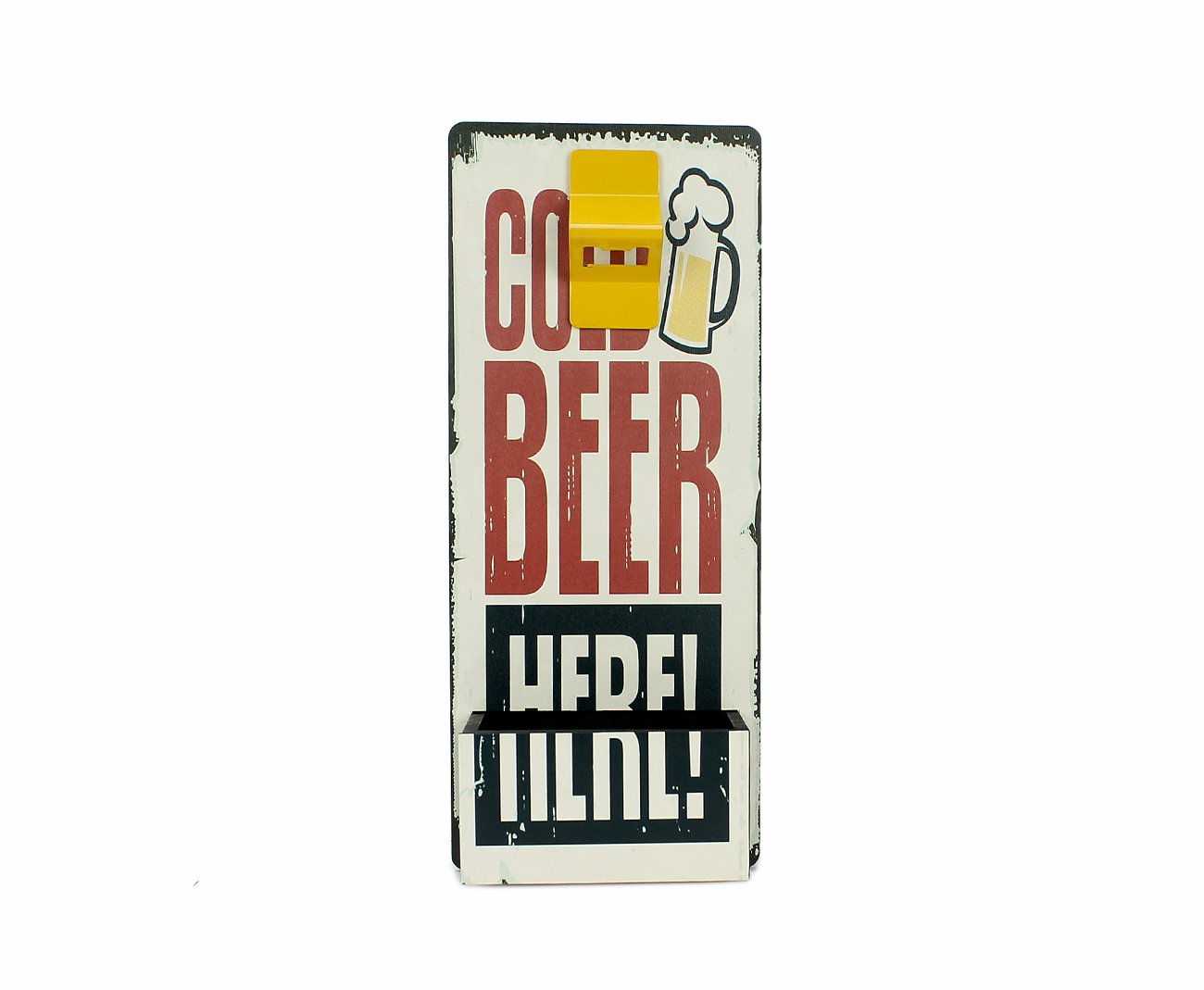Abridor De Garrafa Para Parede Cold Beer - Bar Ligth