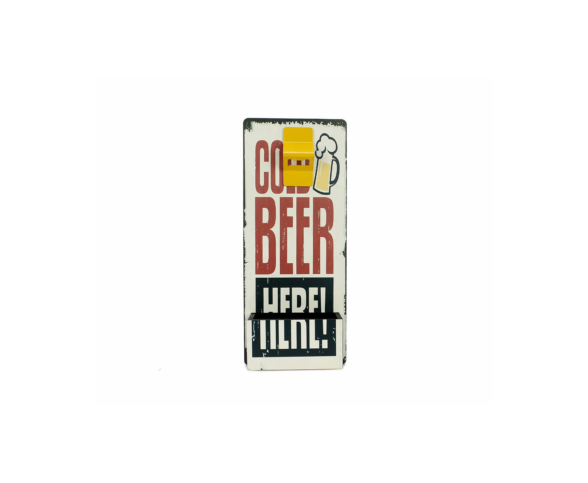 Abridor De Garrafa Para Parede Cold Beer - Bar Ligth