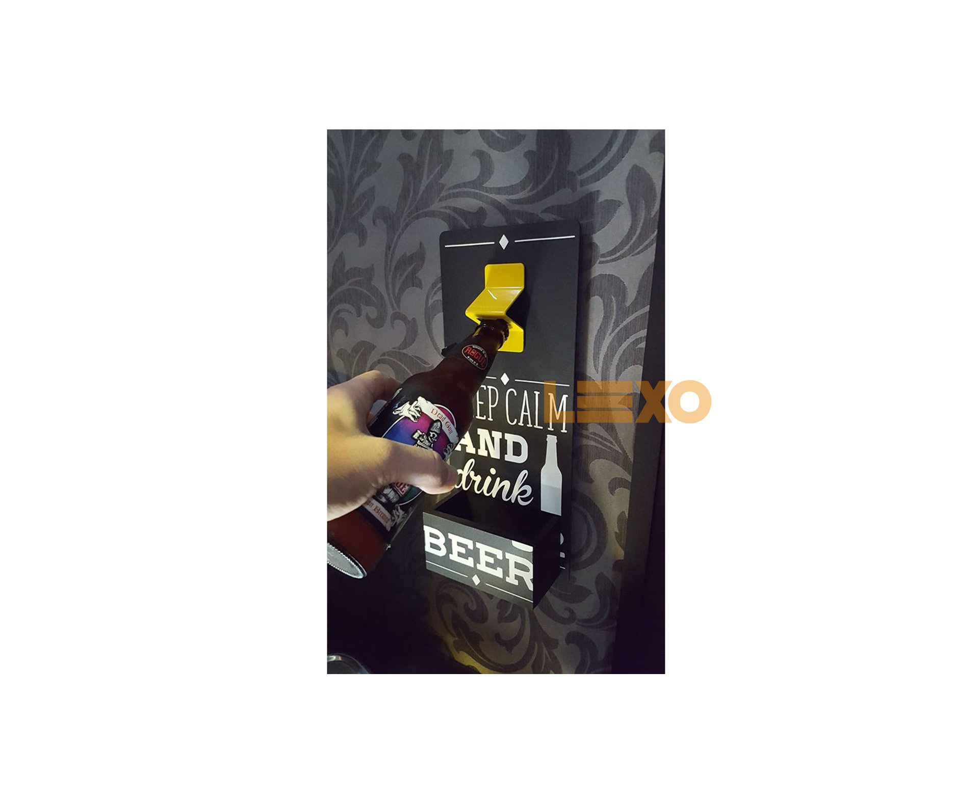 Abridor De Garrafa Para Parede Guinness - Bar Ligth