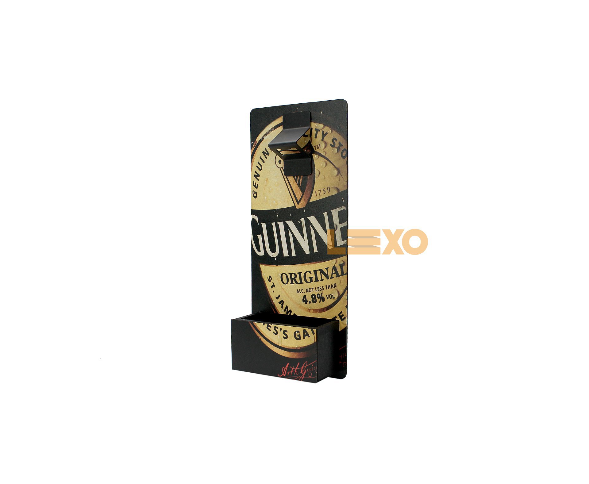 Abridor De Garrafa Para Parede Guinness - Bar Ligth