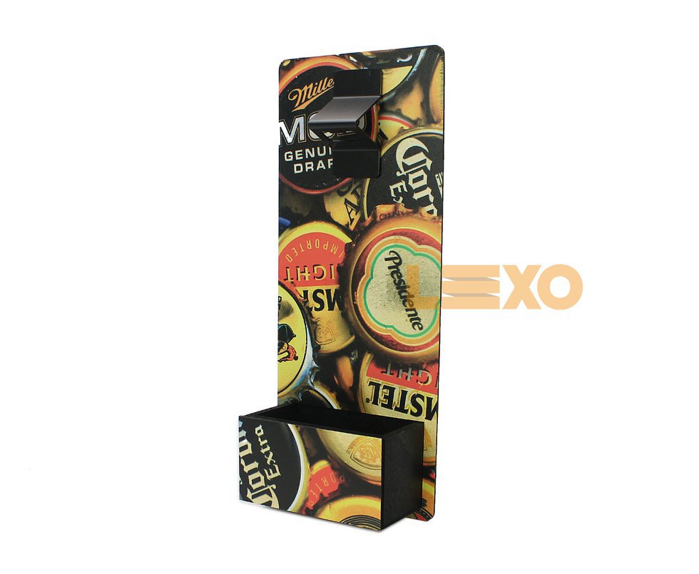 Abridor De Garrafa Para Parede Tampinhas - Bar Ligth