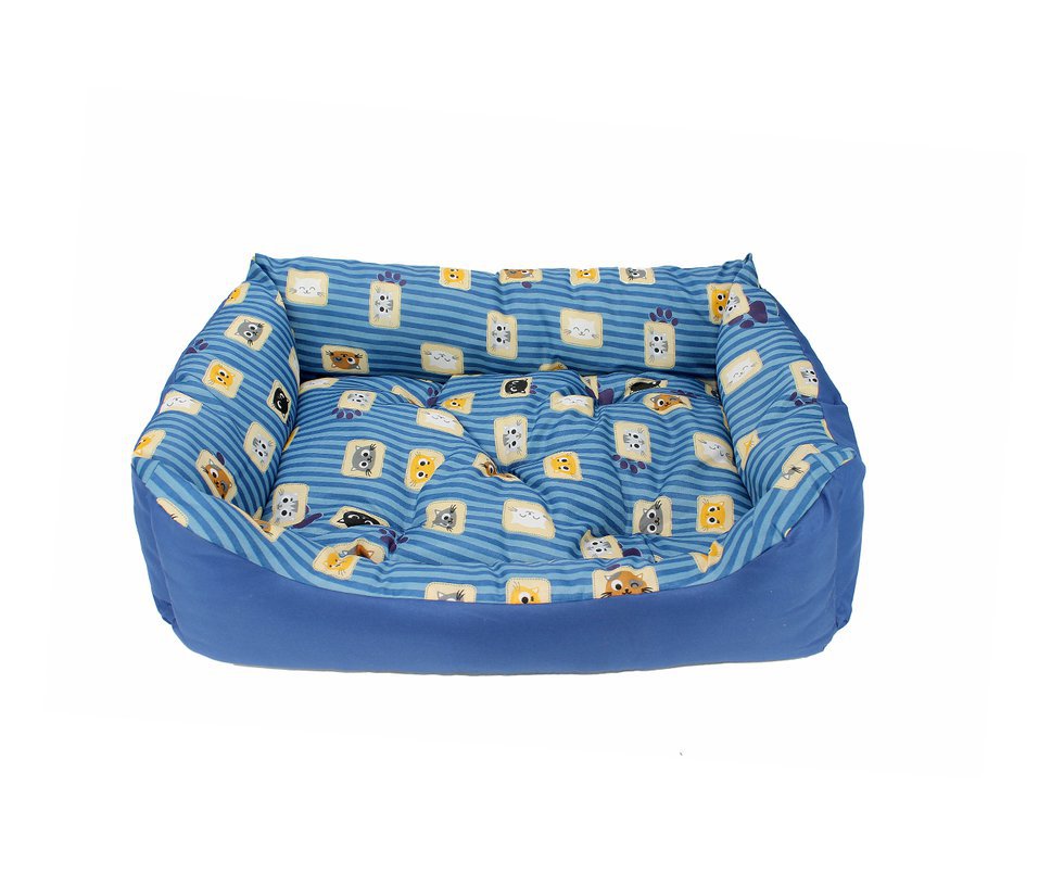 Cama Luxo Silicone Furacãopet N3 Azul - G - Furacãopet