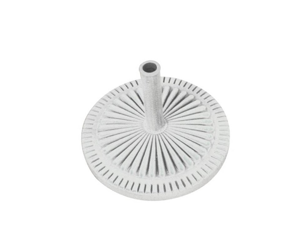 Base Redonda Para Ombrelone - Resina Branco - Nautika