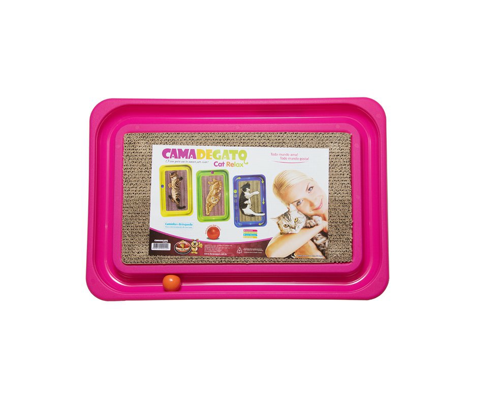 Brinquedo Para Gato - Cat Relax Medio Rosa -  Furacãopet