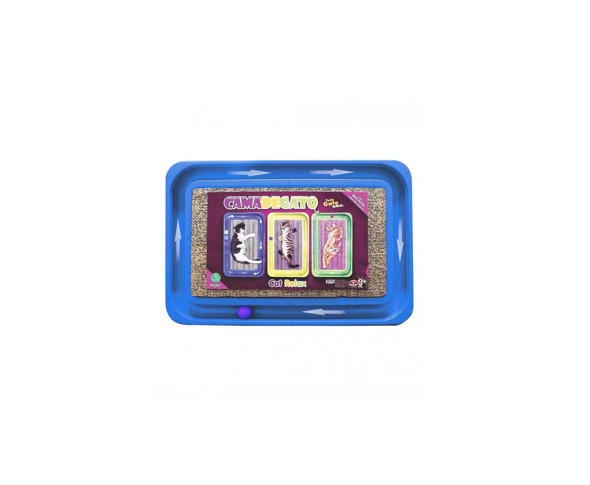 Brinquedo Para Gato - Cat Relax Grande Azul -  Furacãopet