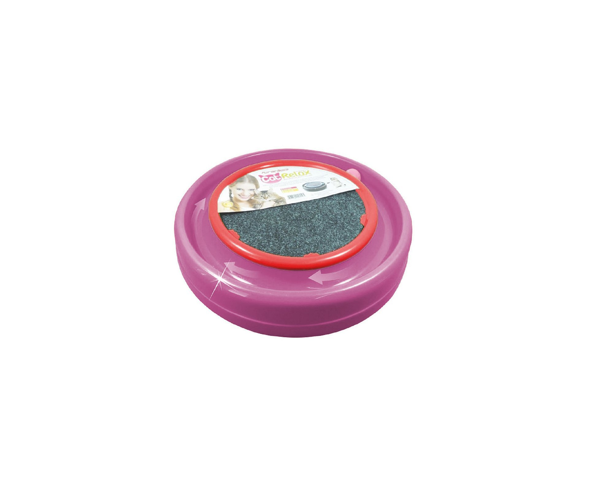 Brinquedo Para Gato - Super Cat Relax Redondo Rosa - Furacãopet