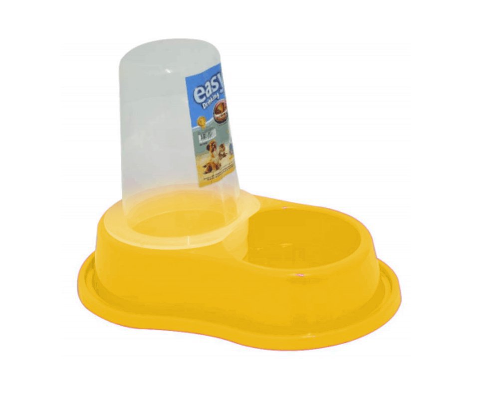 Bebedouro Plast Anti-formiga Autom. C/ Dosador Amarelo - P - Furacão