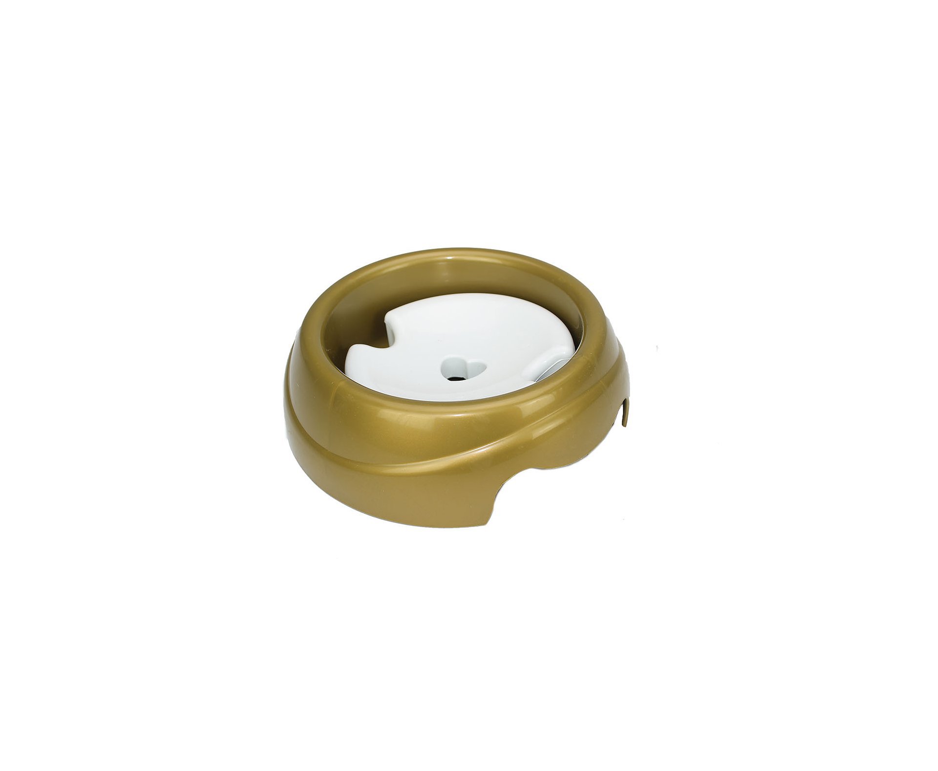 Bebedouro Especial P/cães Pelo Longo 1000ml Dourado - Furacão