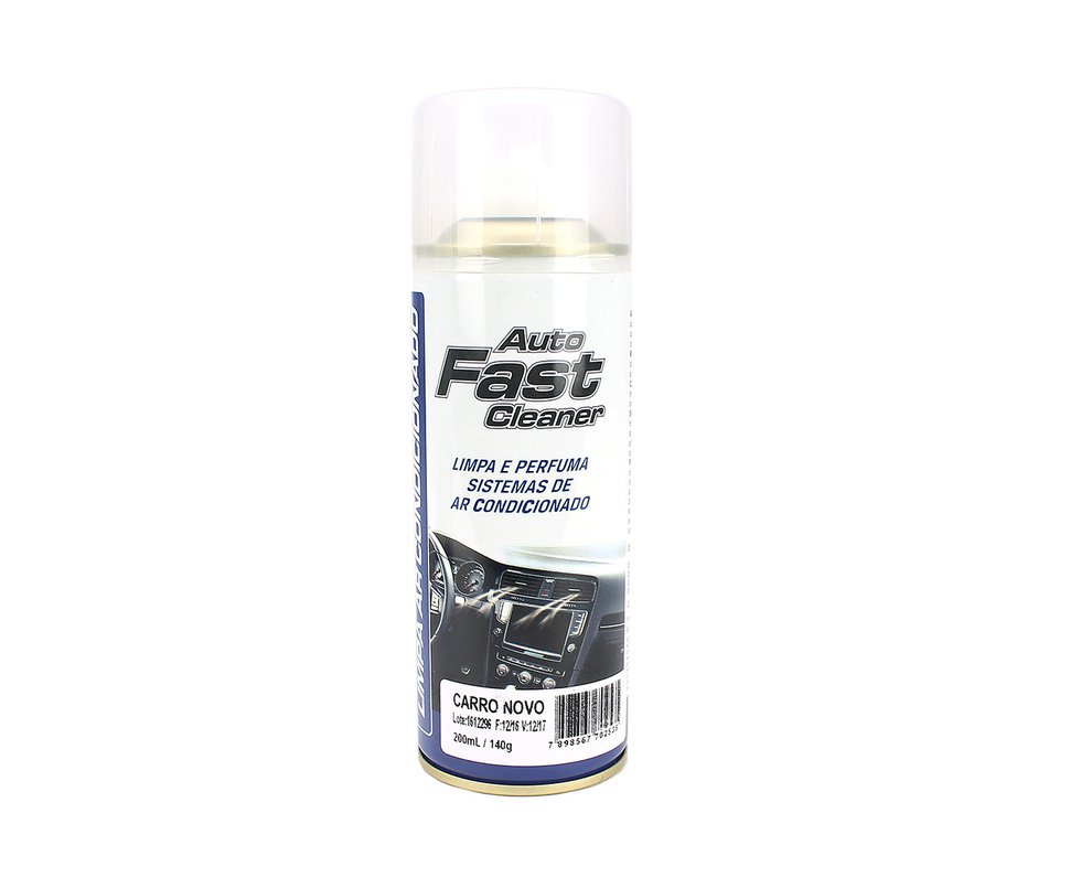 Limpa Ar Condicionado 200ml Auto Fast Carro Novo - Mundial Prime