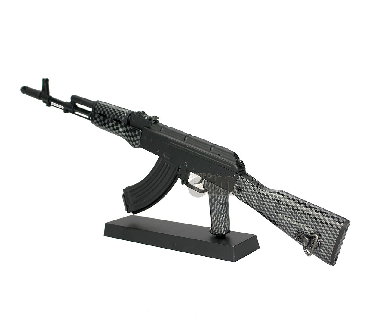 Rifle Ak74 Black Miniatura Metálica  - Arsenal Guns