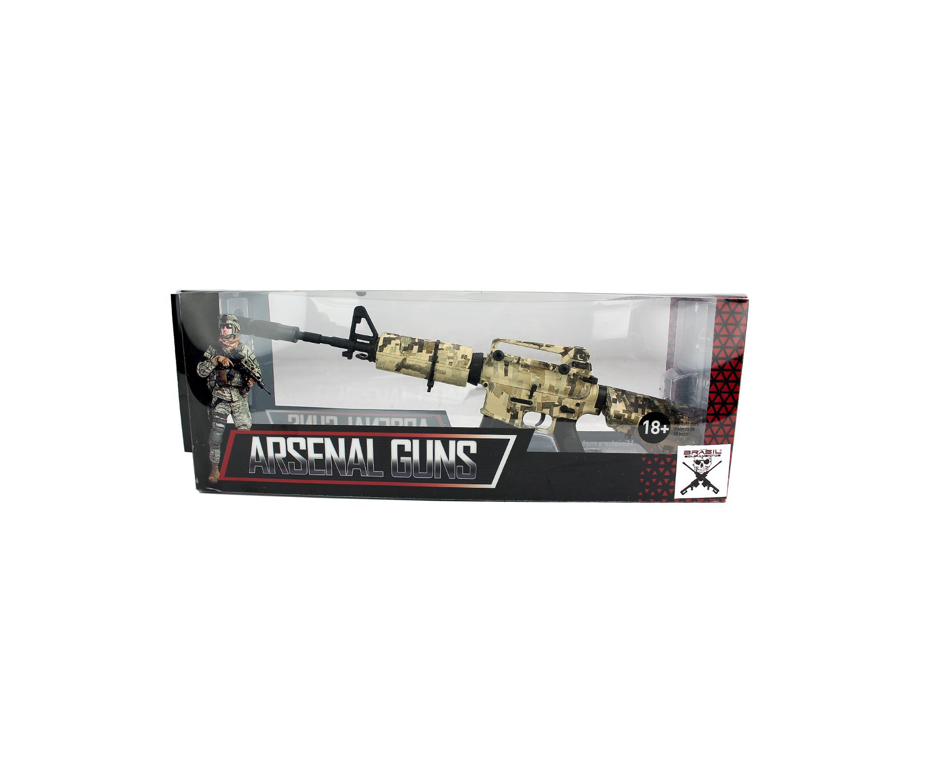 Rifle M4a1 Camuflada Navy Miniaturai Metática - Arsenal Guns