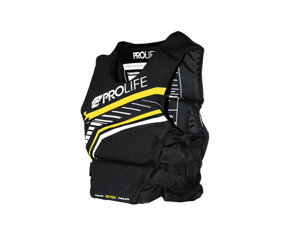 Colete Neoprene New Action Homologado Amarelo - Prolife - G