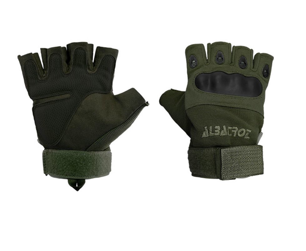 Luva Tatica Verde Meio Dedo - Albatroz - P