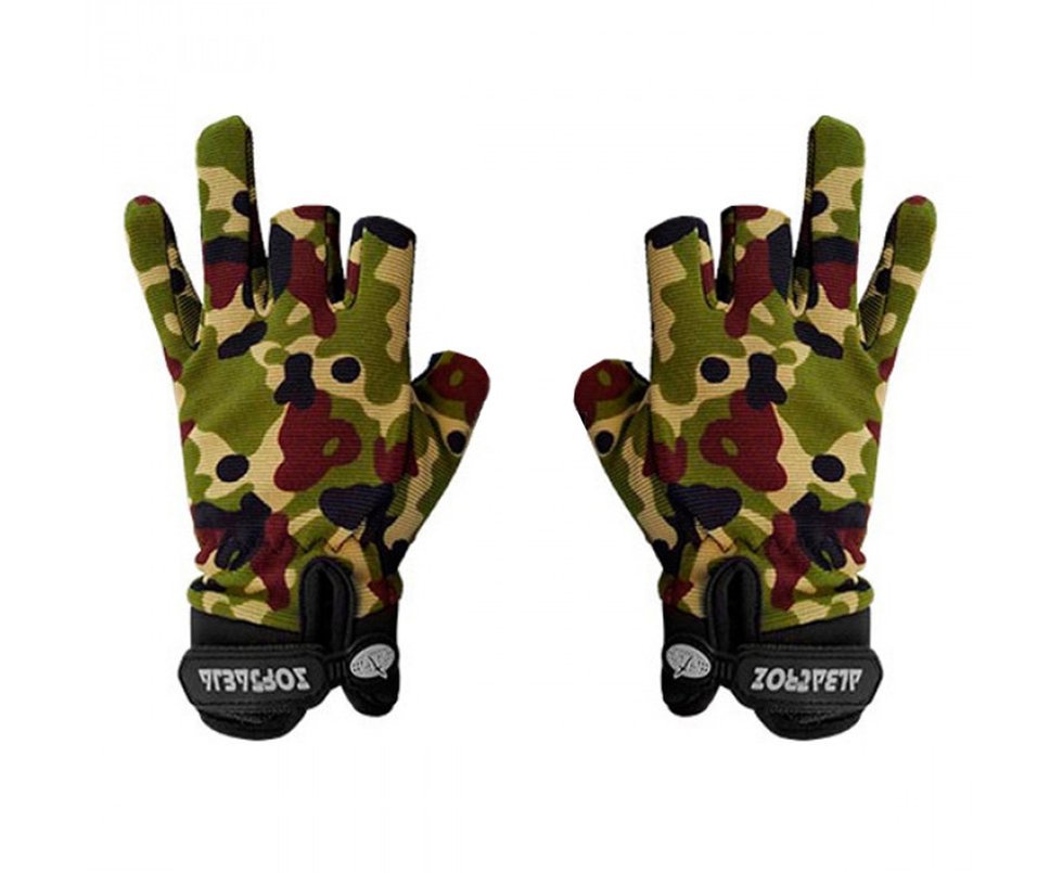 Luva Tatica Sniper Sensitive Camuflada - Albatroz - P