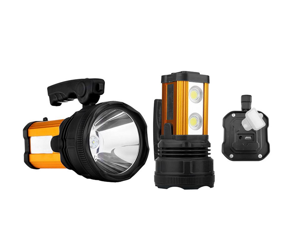 Holofote/lanterna Recarregavel Hl003 1led + 2led 10w 300 Metros Alcance- Albatroz