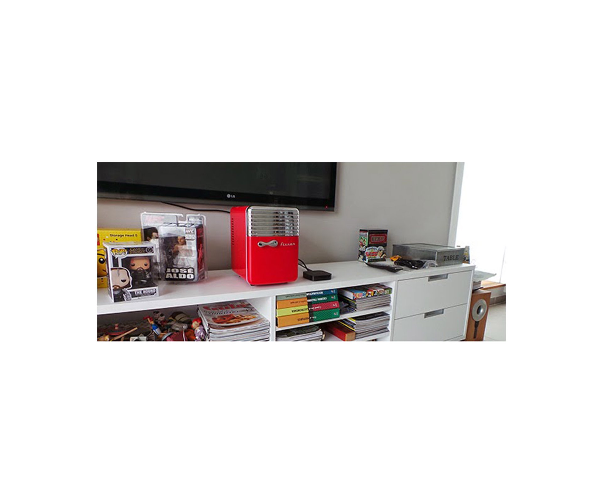 Mini Refrigerador E Aquecedor 5l Vermelha - Fixxar