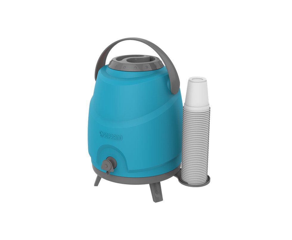 Botijao Termico Aspen 9 Litros Azul - Soprano