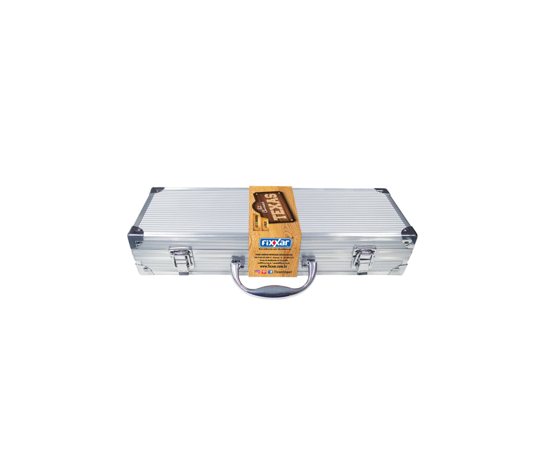 Kit Churrasco Texas 6 Pcs Fix Ud 1801 - Fixxar