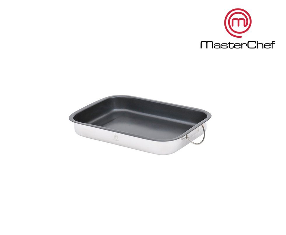 Assadeira Aço Inox Com Antiaderente Para Lasanha - Masterchef