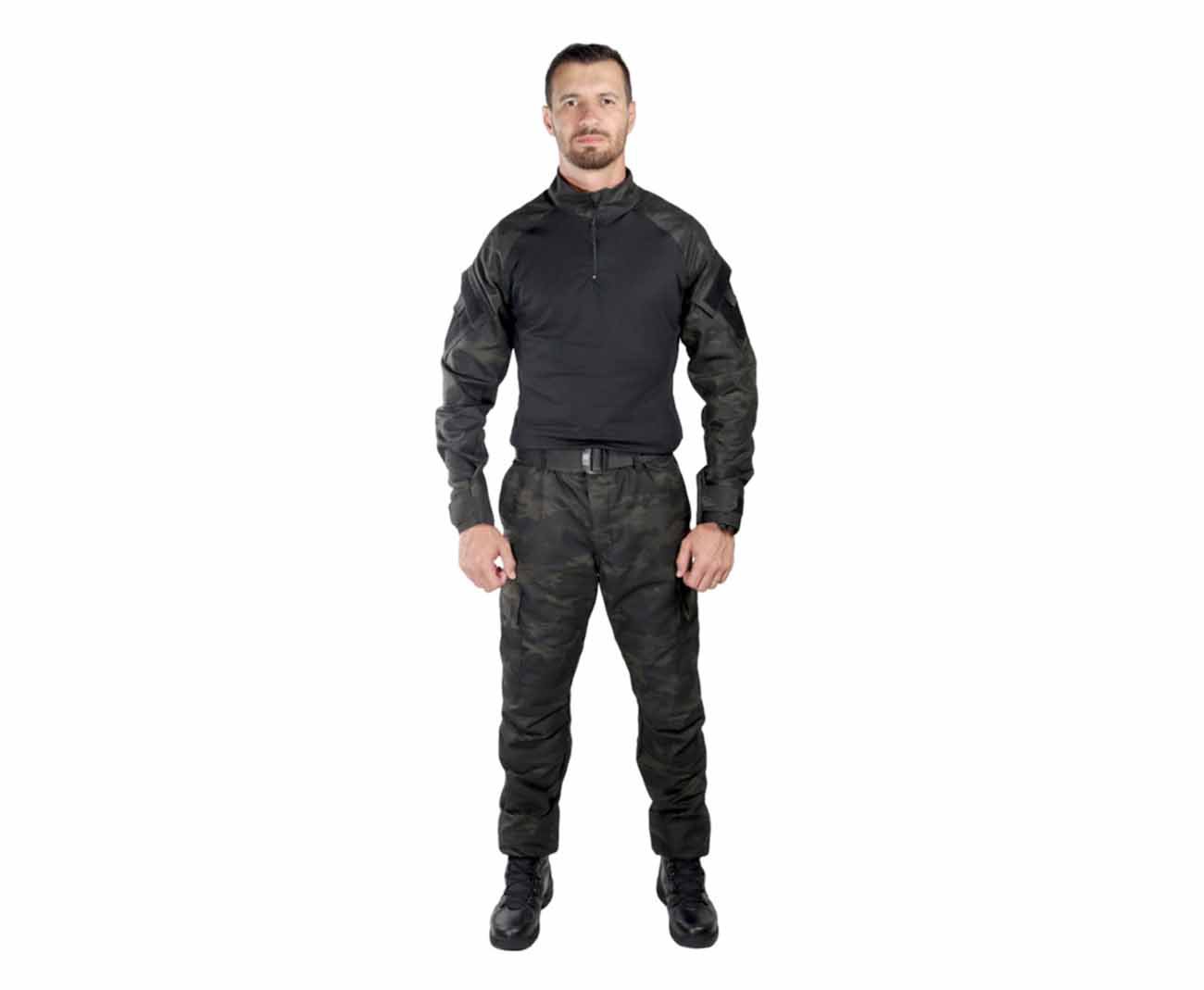 Camisa Combat Shirt Treme Terra Multicam Black - Treme Terra - P