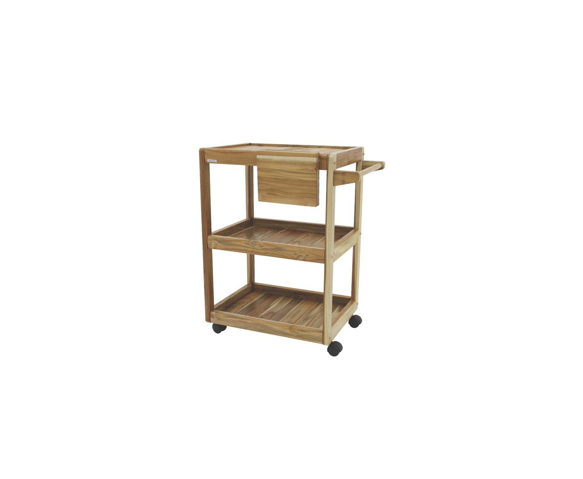 Carro De Churrasco Em Madeira Teca Com Cepo 13198050 - Tramontina