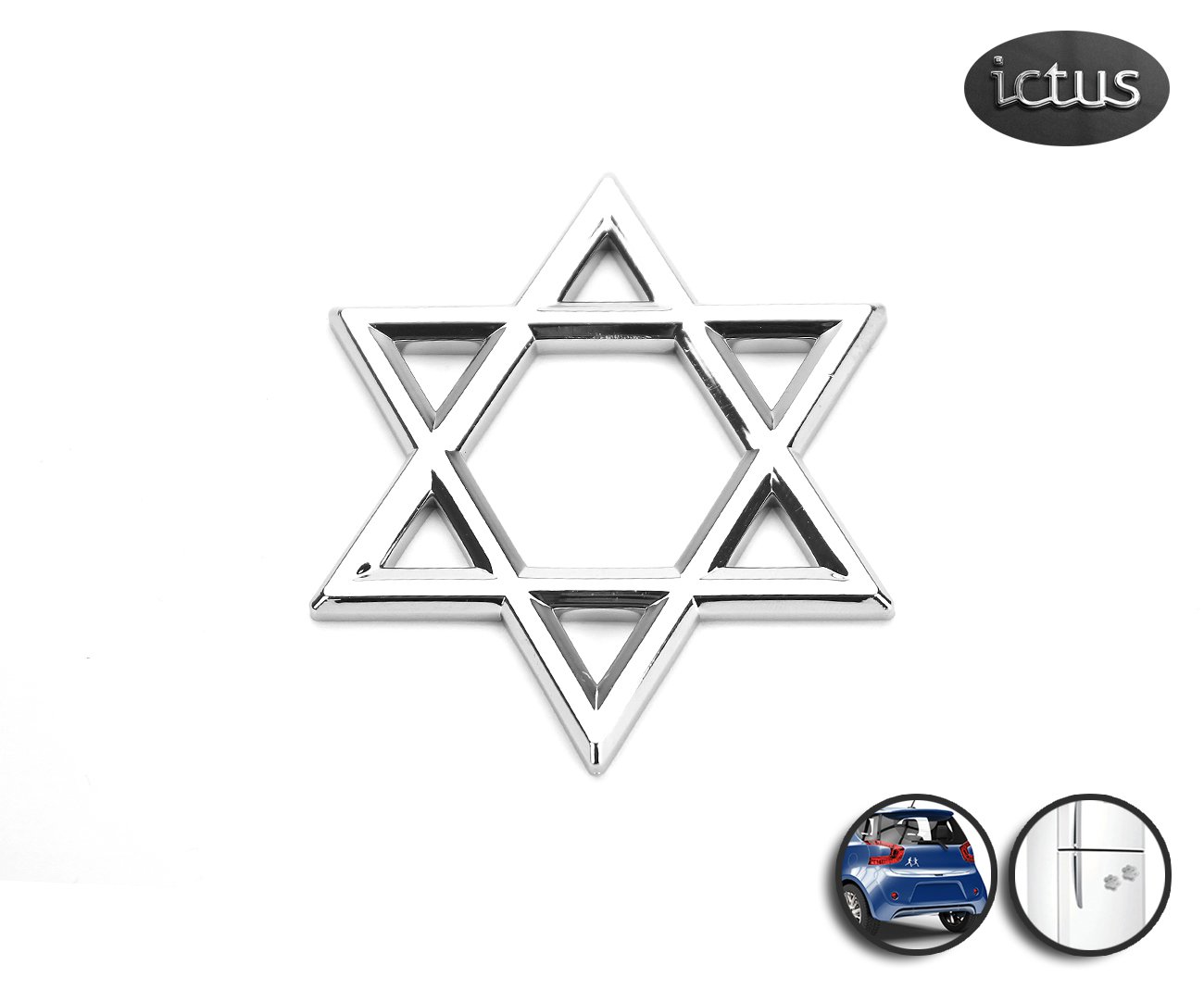Emblema Estrela De Davi - Ictus