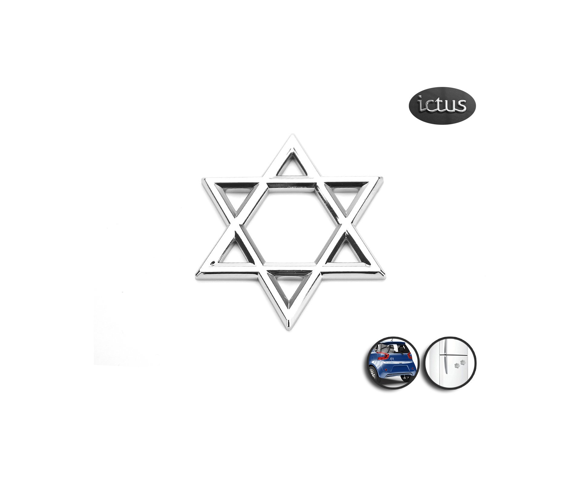 Emblema Estrela De Davi - Ictus