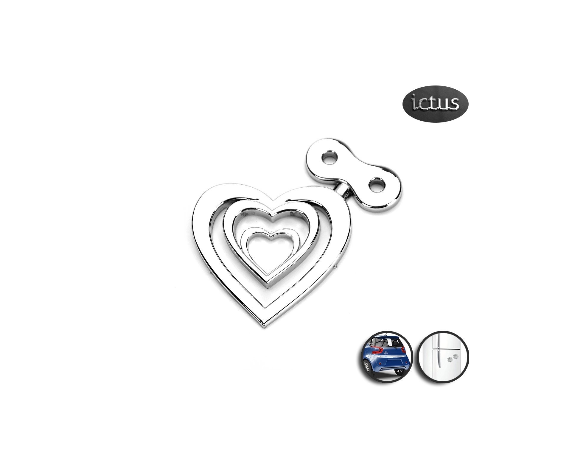 Emblema Coracao - Ictus