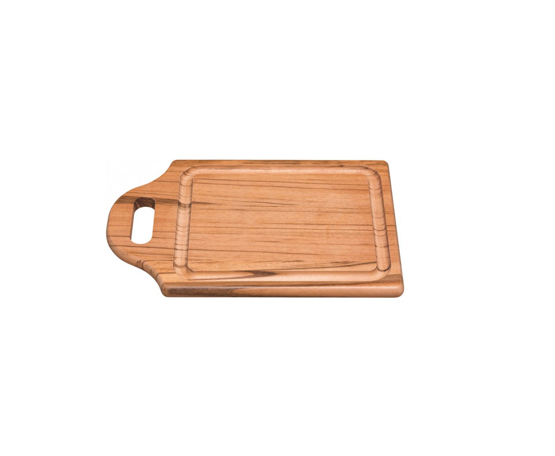 Tabua De Churrasco Em Madeira Muiracatiara Retangular Com Alça 27x40cm - Tramontina