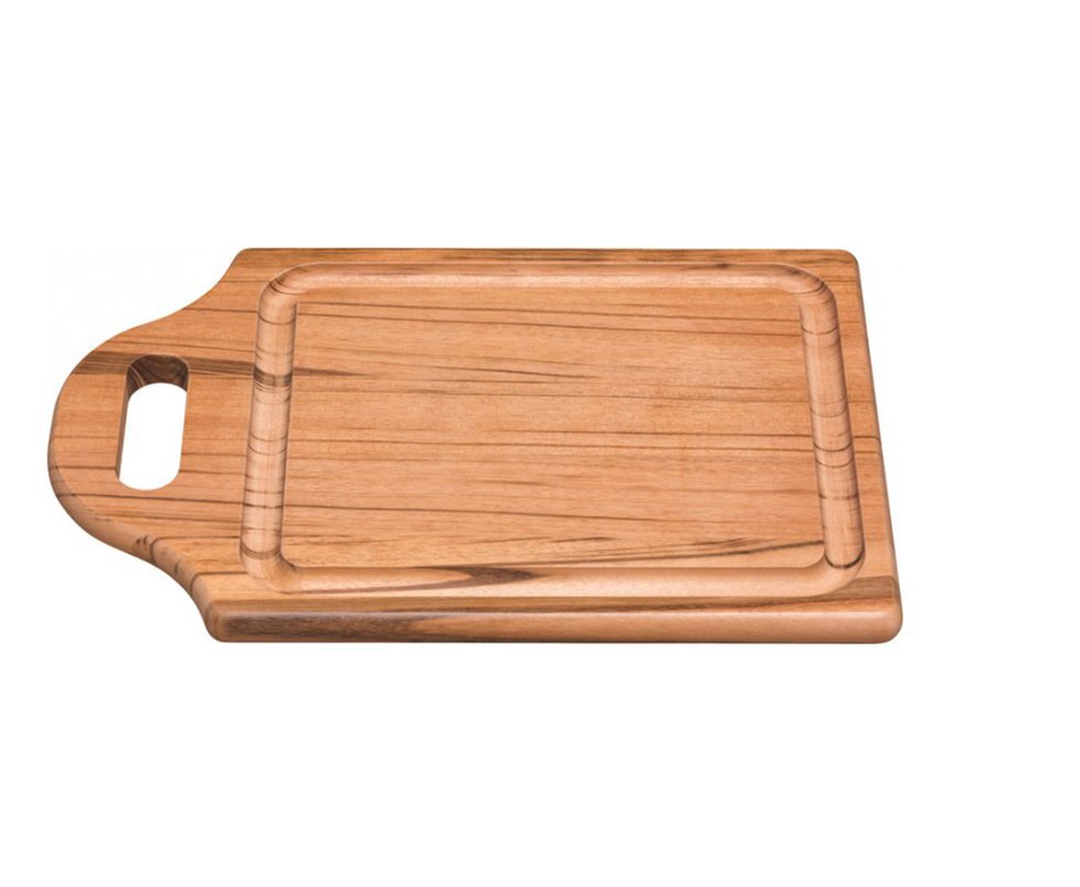 Tabua De Churrasco Em Madeira Muiracatiara Retangular Com Alça 27x40cm - Tramontina