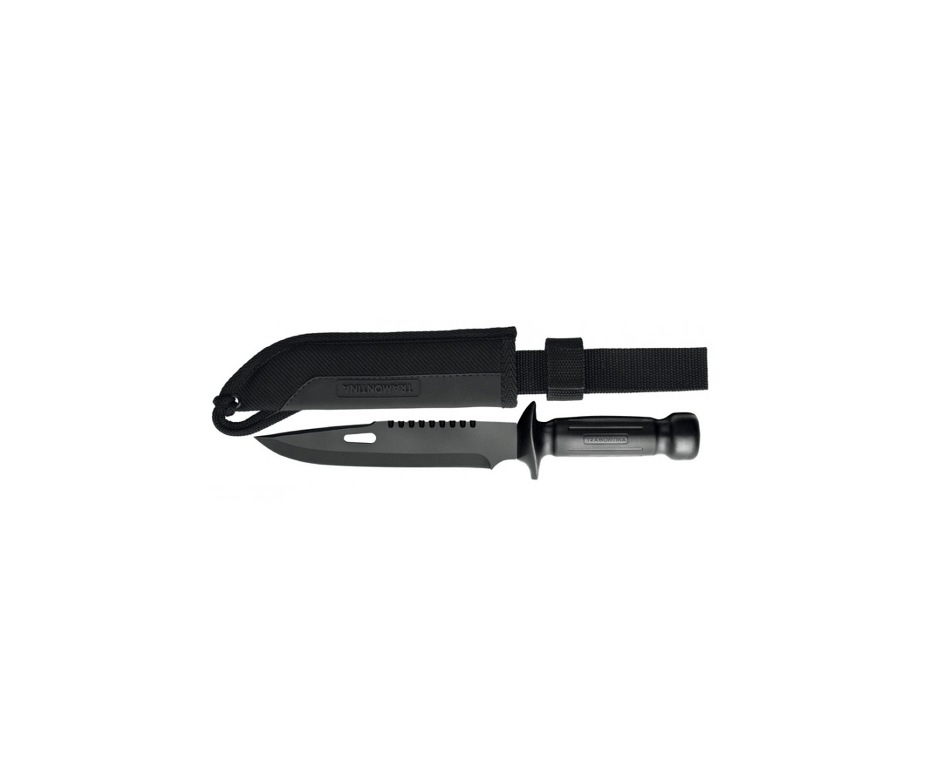 Faca Esporte 7 Commander - Lamina De Aço Inox E Cabo De Borracha - Tramontina
