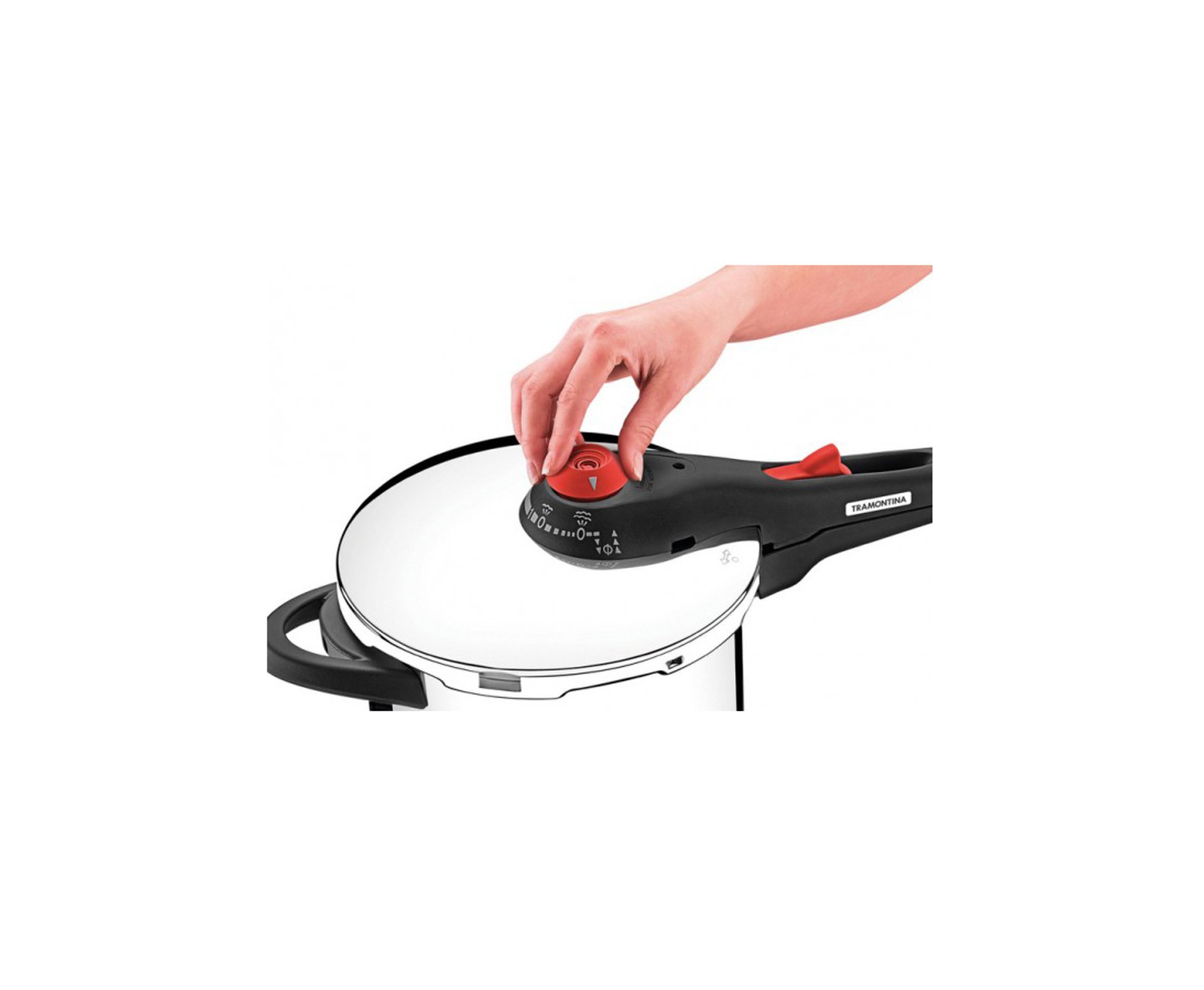 Panela De Pressão Aço Inox 6l Solar - Tramontina