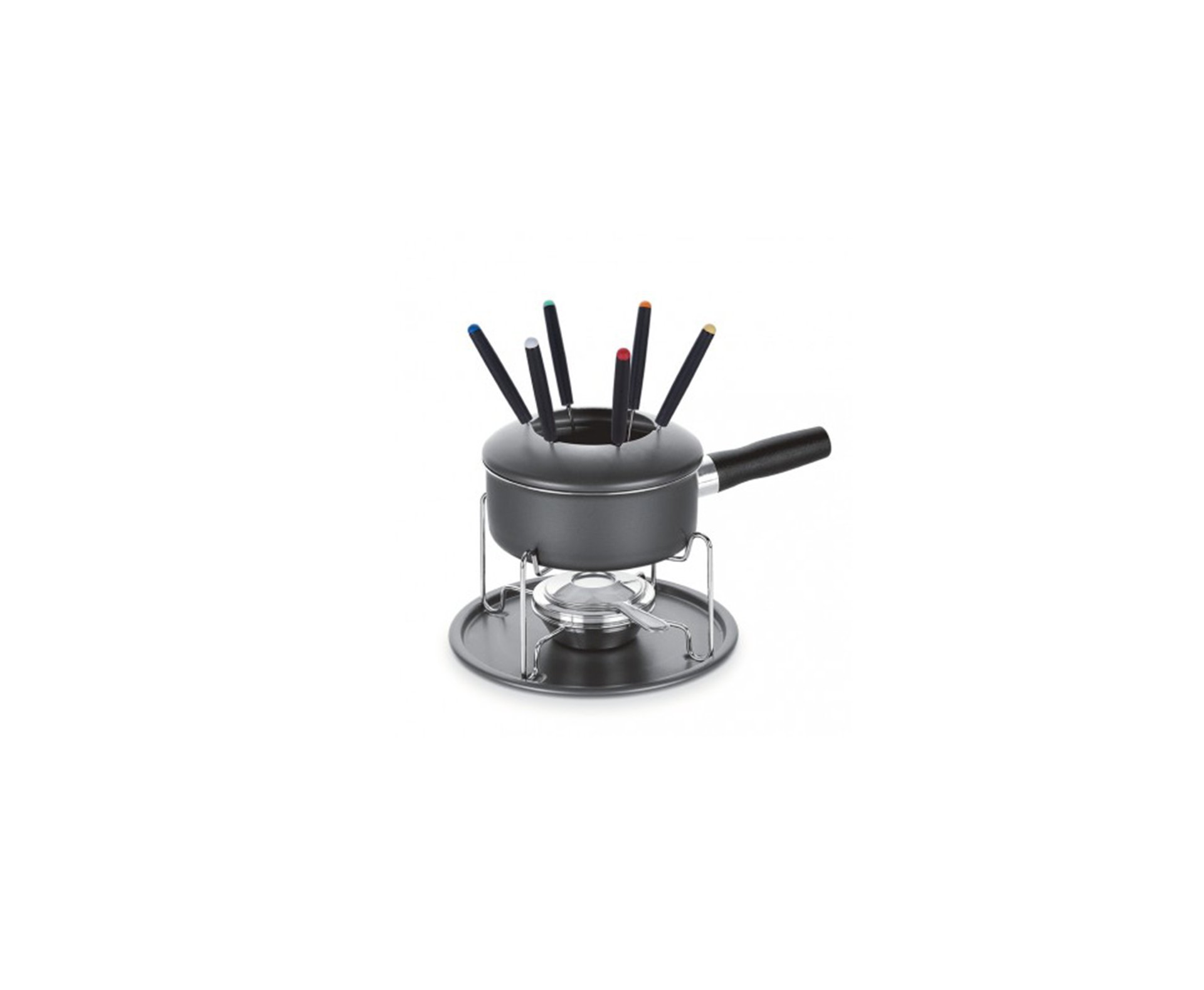 Jogo Para Fondue Tramontina 11 Pçs Paris Antiaderente - Preto