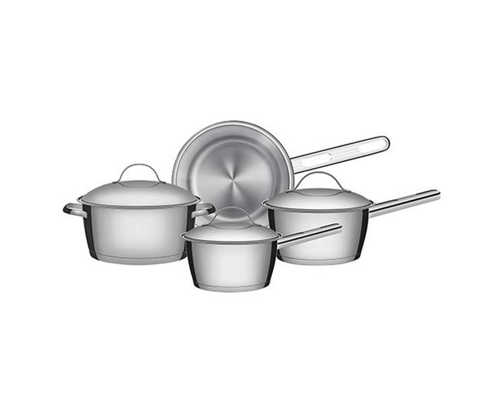 Jogo Panelas Aço Inox 4 Pcs Allegra - Tramontina