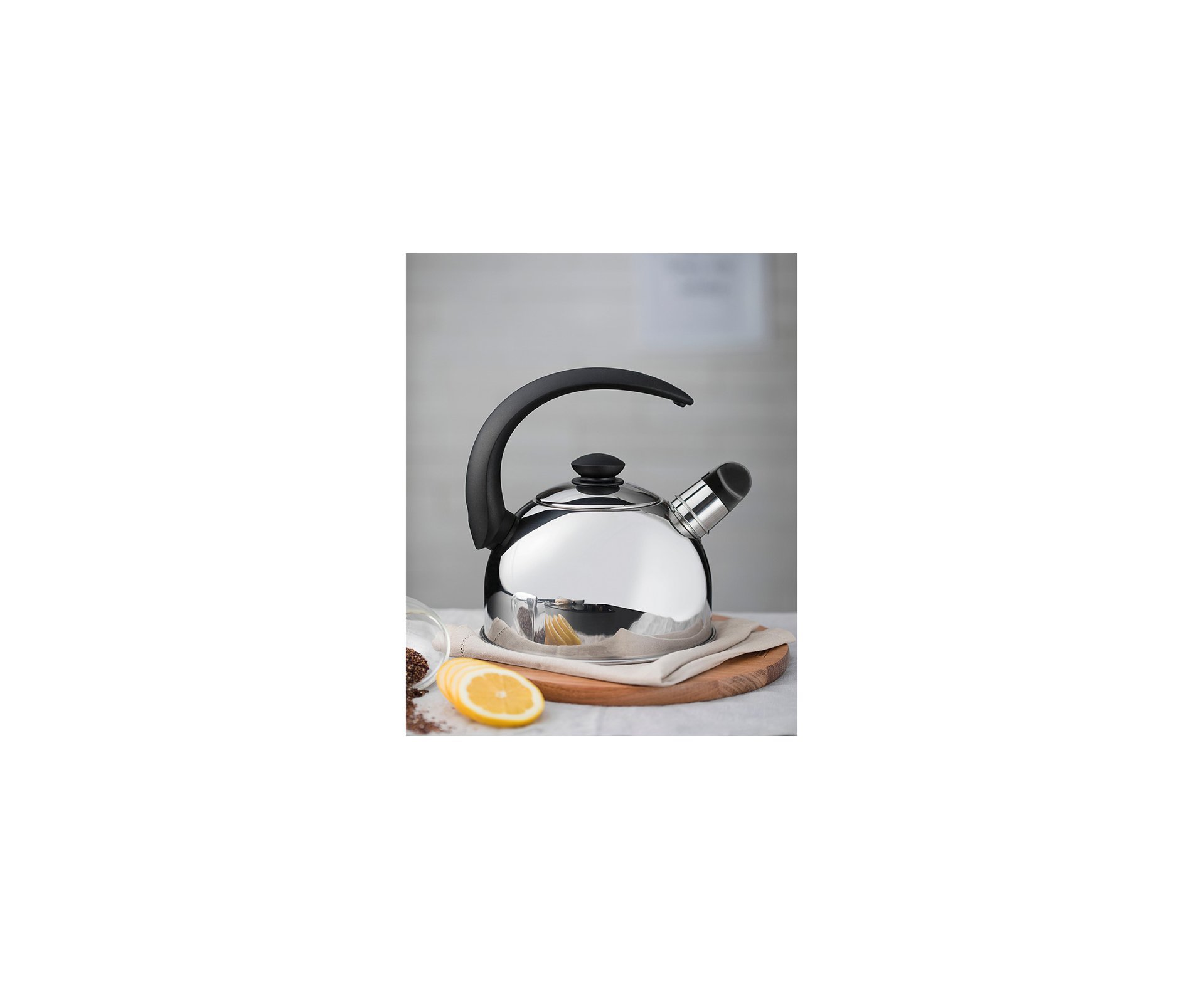 Chaleira Aço Inox 2,1l C/ Apito - Tramontina