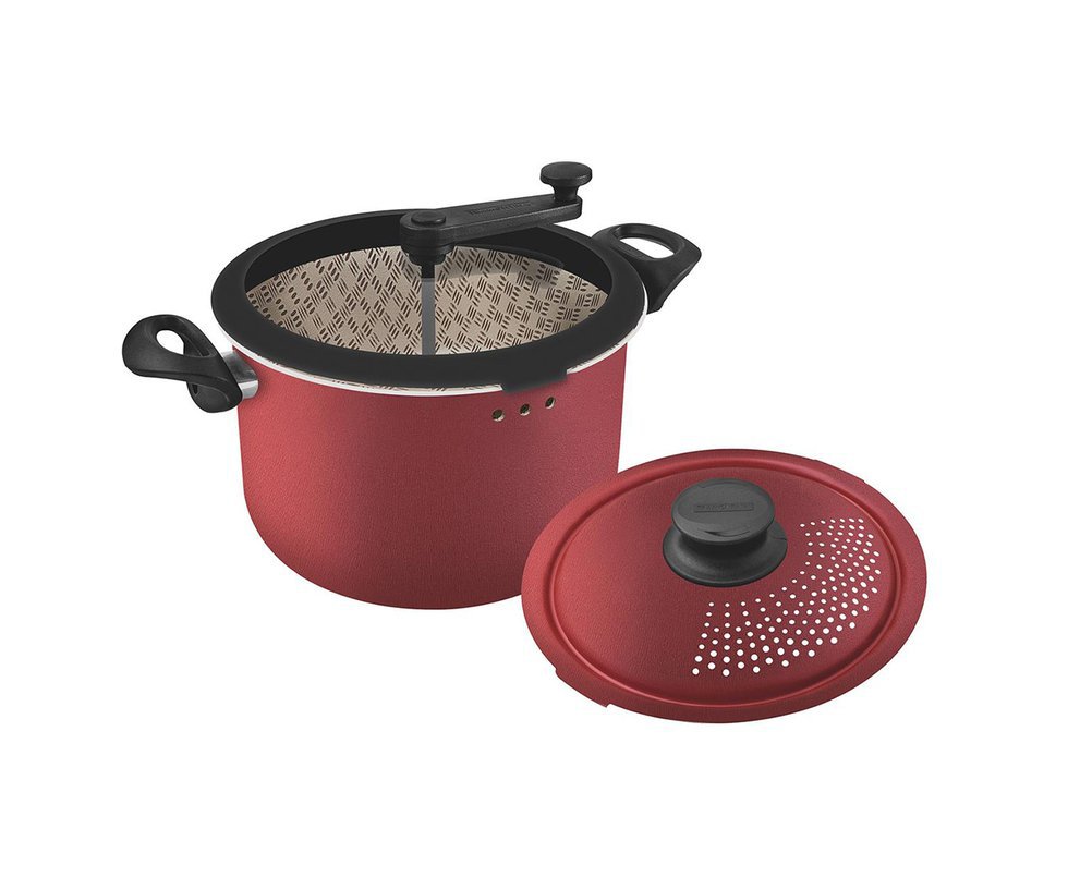 Panela 3 Em 1 Paris Tramontina Aluminio Revestimento Antiaderente