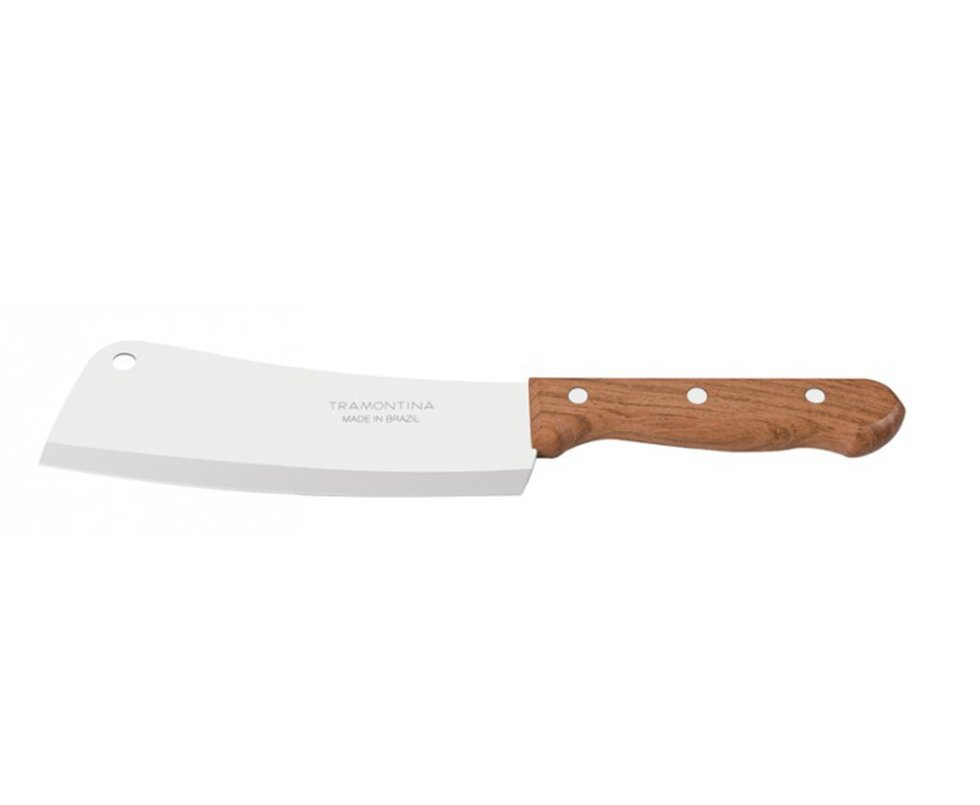 Cutelo Tramontina 6" Tradicional - Lamina De Aço Inox E Cabo De Madeira