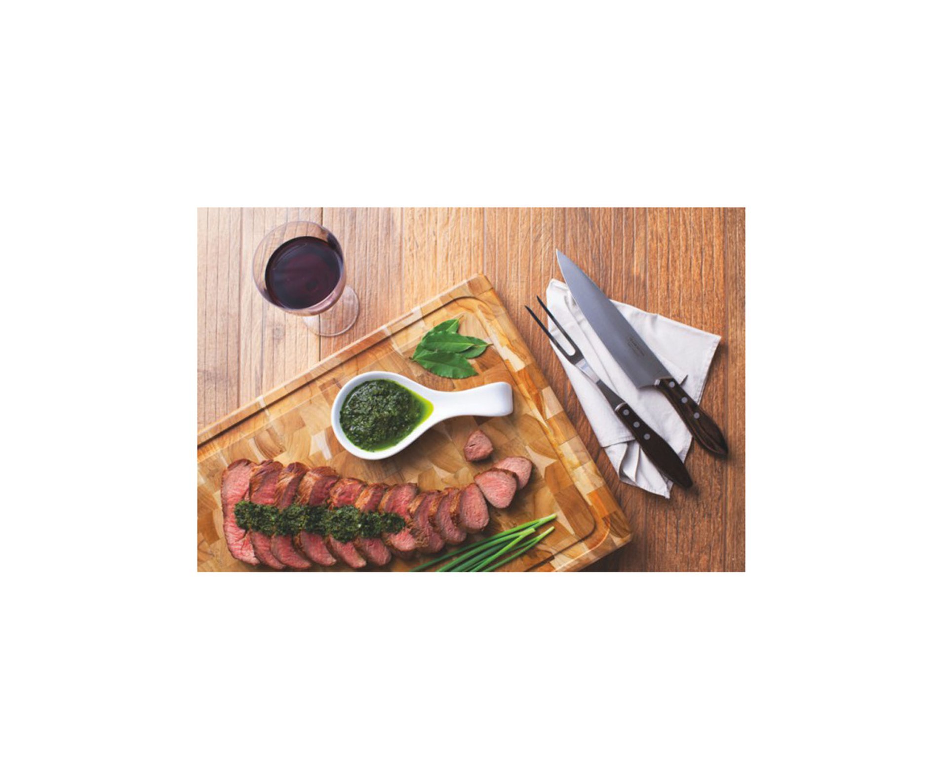 Tabua Churrasco Madeira Teca - Tramontina