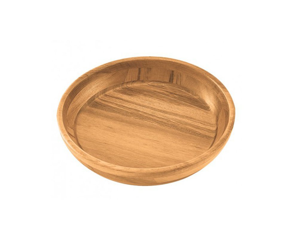 Gamela De Madeira Muiracatiara Redonda P/ Salada Churrasco Envernizada - Tramontina