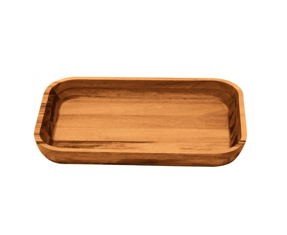 Gamela De Madeira Muiracatiara Retangular P/ Salada Churrasco Envernizada - Tramontina