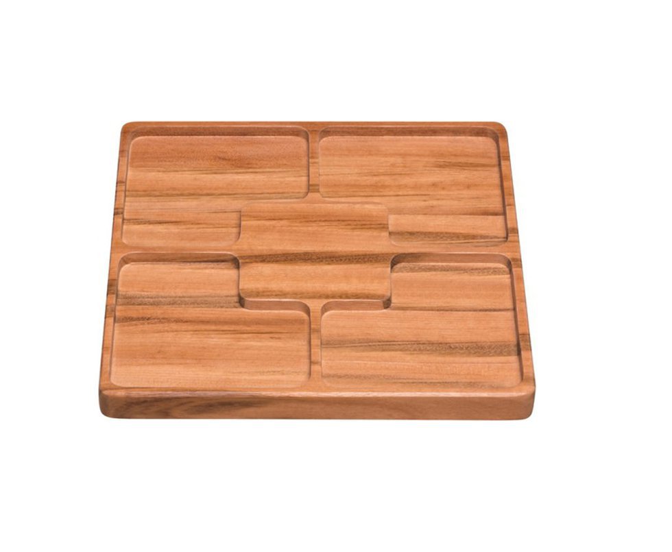 Petisqueira Em Madeira Quadrada 30 X 30 - Tramontina